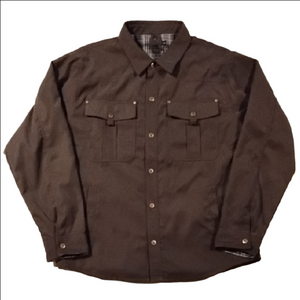 Men's Grayish Green Shirt Jacket